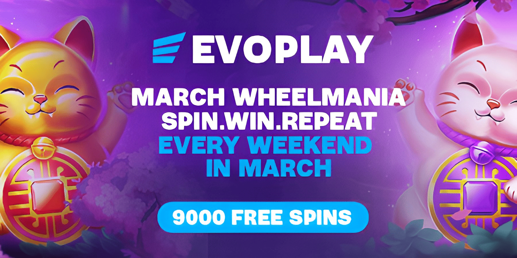 March Wheelmania – Spin Win Repeat – 9000 Free Spins